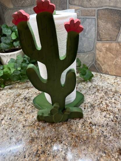 Cactus Paper Towel Holder