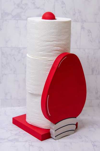 Christmas Light Bulb Paper Towel Holder ( Green, Red , Blue )