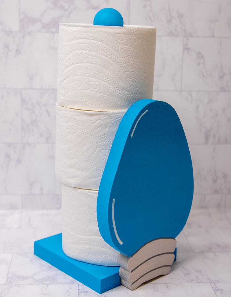 Christmas Light Bulb Paper Towel Holder ( Green, Red , Blue )