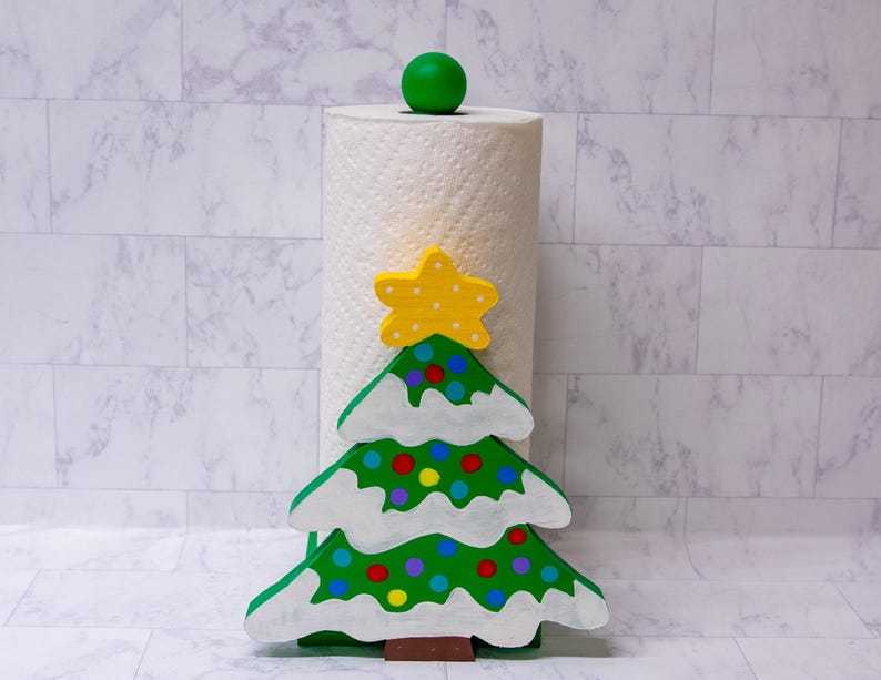 Christmas Tree Paper Towel Holder