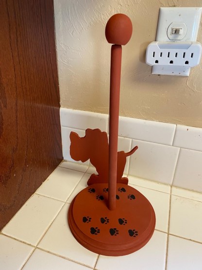 Adorable Blood Hound Dog Paper Towel Holder