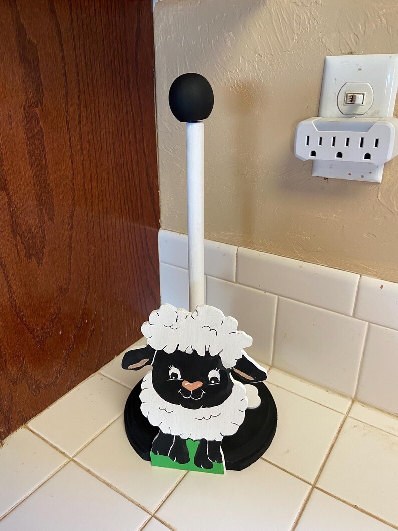 Little Sheep Paper Towel Holder