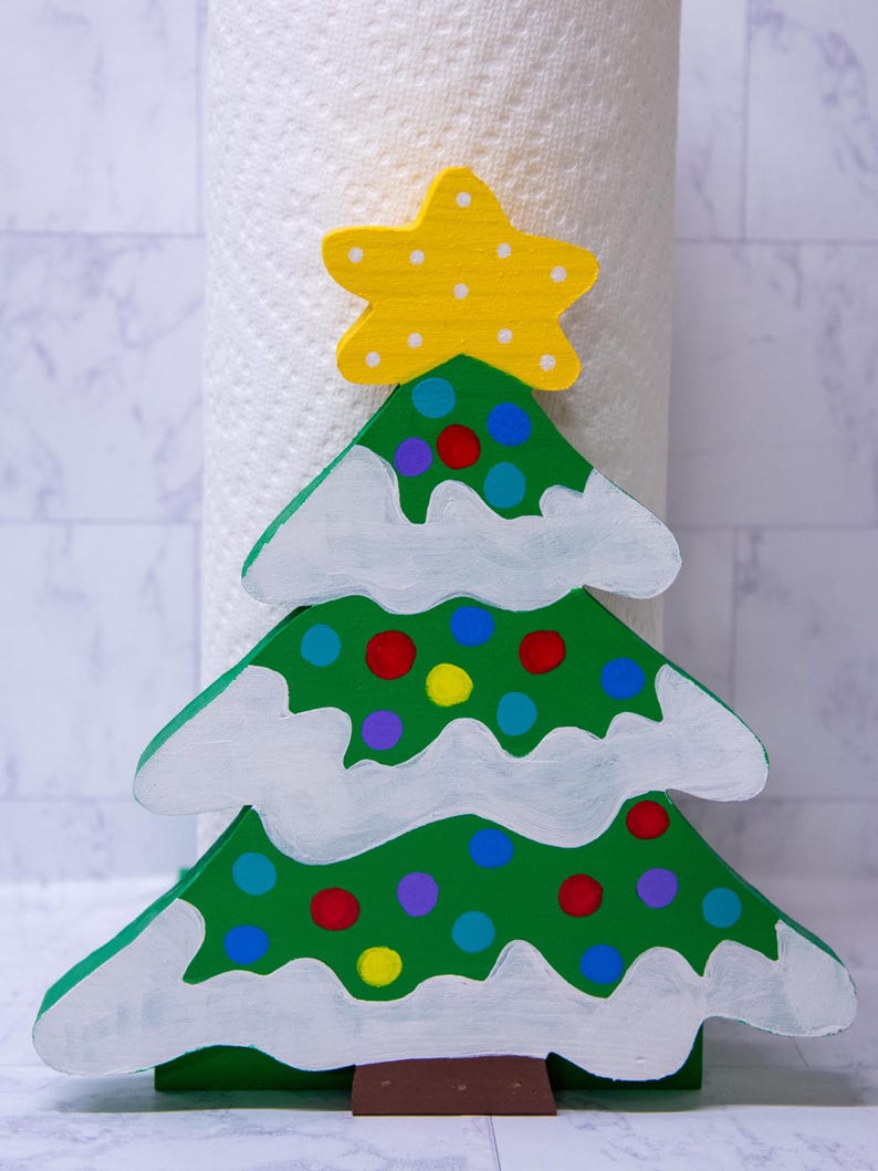 Christmas Tree Paper Towel Holder
