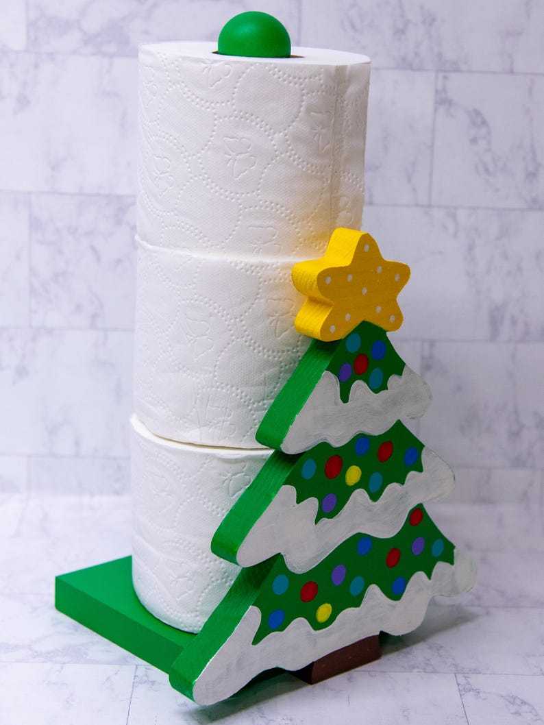 Christmas Tree Paper Towel Holder