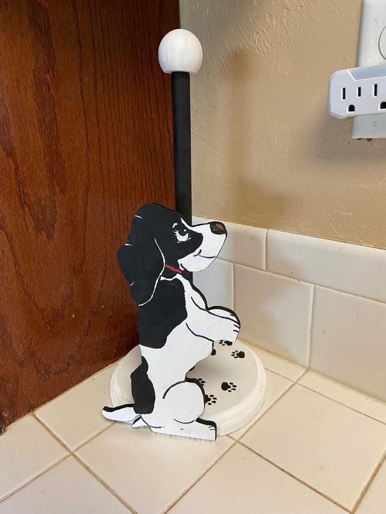 Dachshund Dog Paper Towel Holder