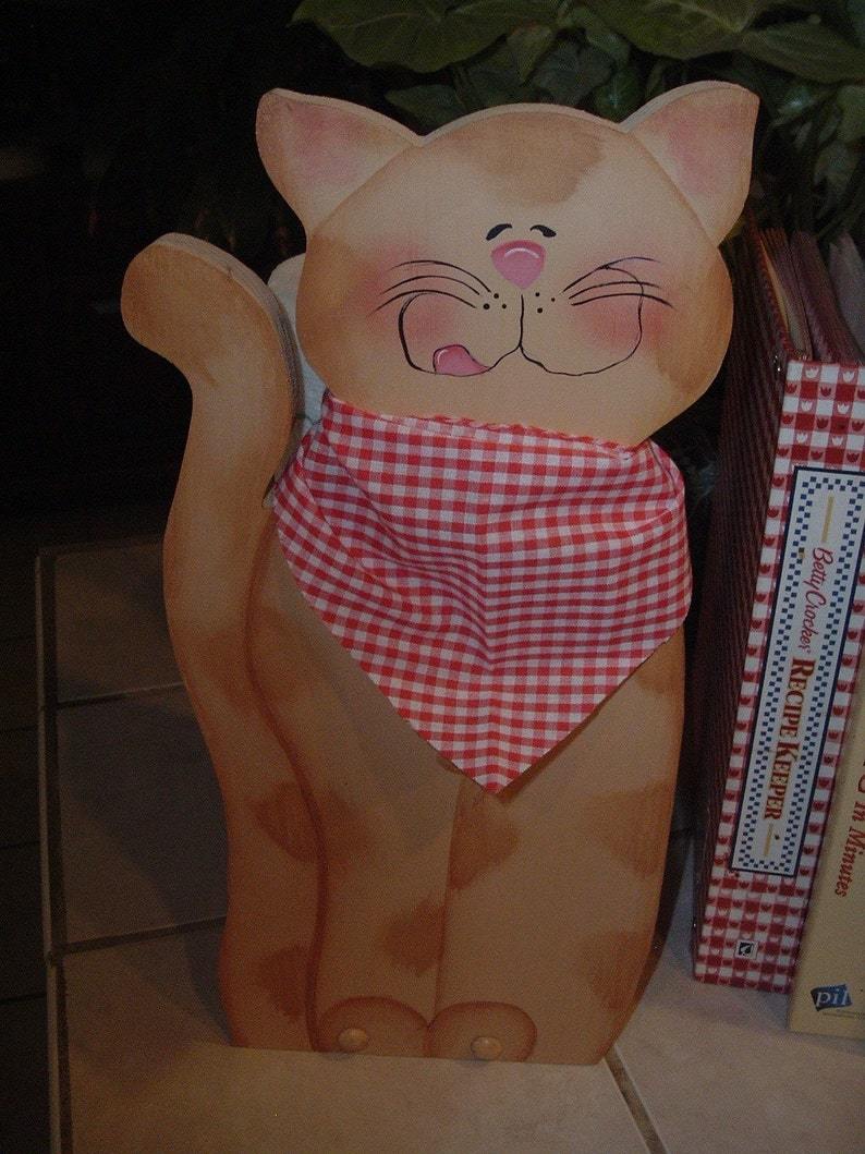 Orange Tabby Paper Towel Holder