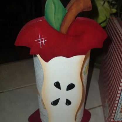 Apple Core Paper Towel Holder