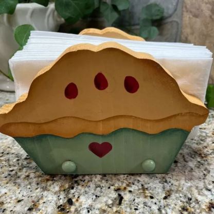Green Pie Paper Towel Holder