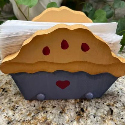 Blue Pie Paper Towel Holder