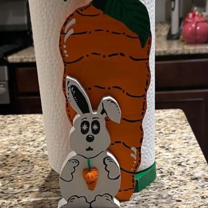 Naughty Turnip Rabbit Paper Towel Holder