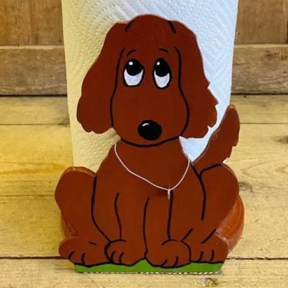 Golden Retriever Paper Towel Holder