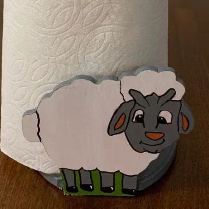 Sheep Paper Towel Holder 