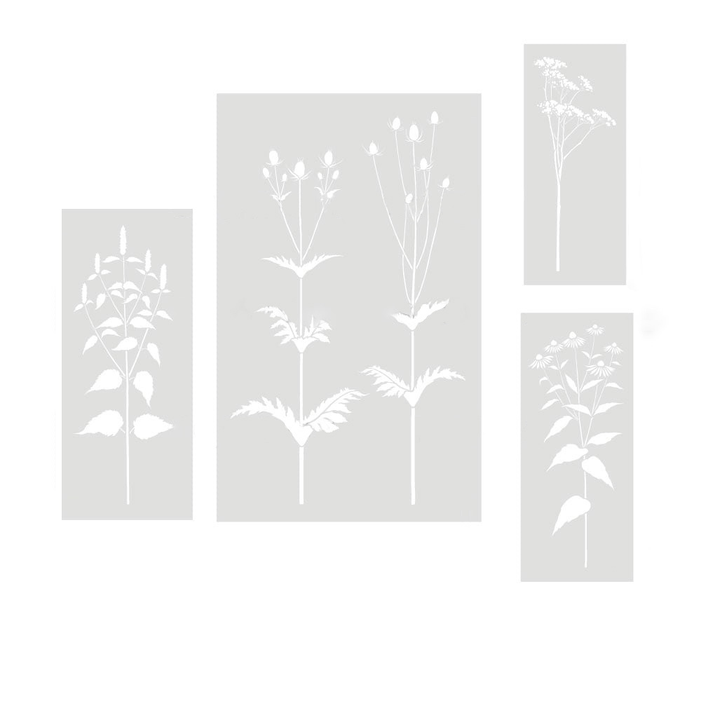 Wild Garden Wall Mural Kit -4pcs