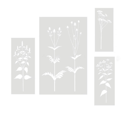 Wild Garden Wall Mural Kit -4pcs