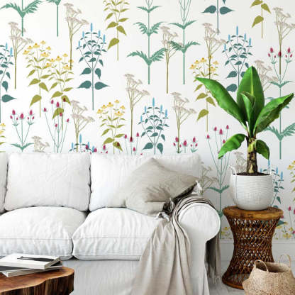 Wild Garden Wall Mural Kit -4pcs