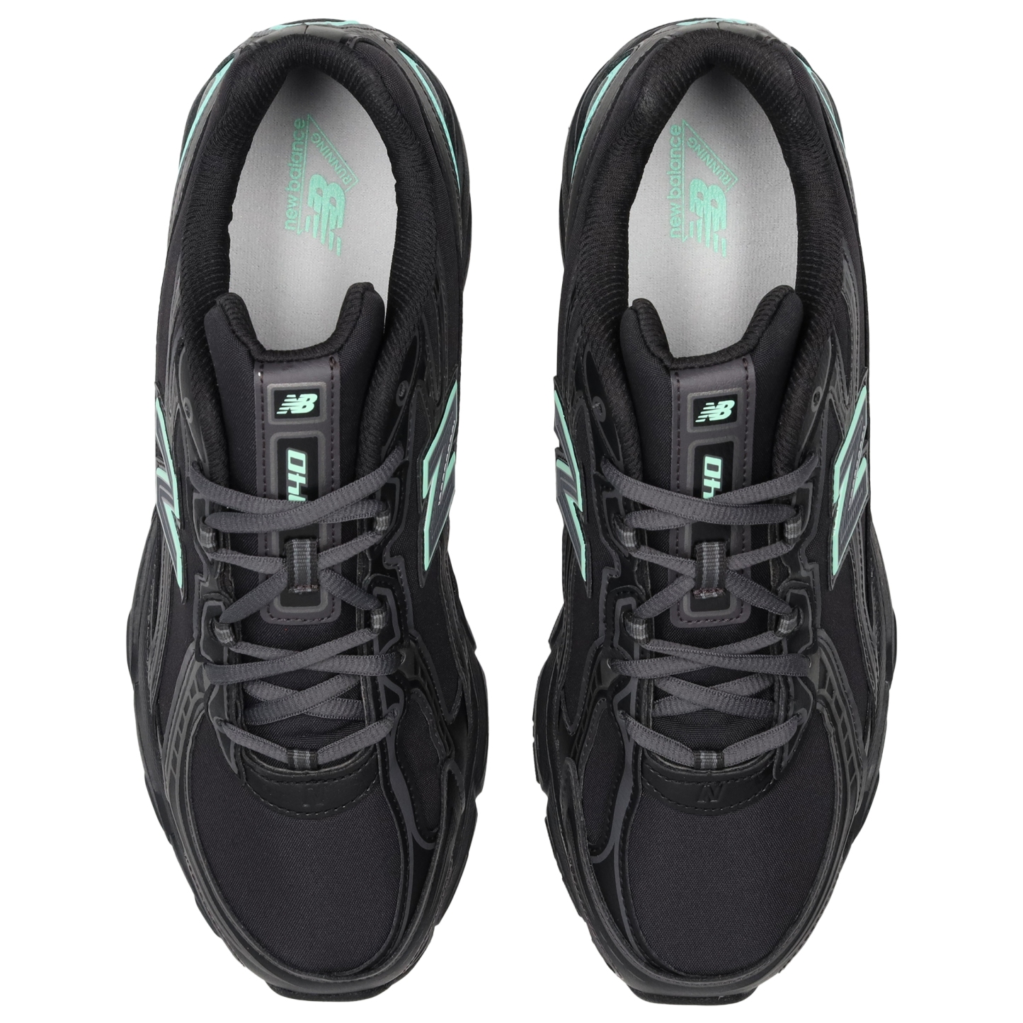 New Balance 740 - Homme Chaussures – Black-Bright Mint
