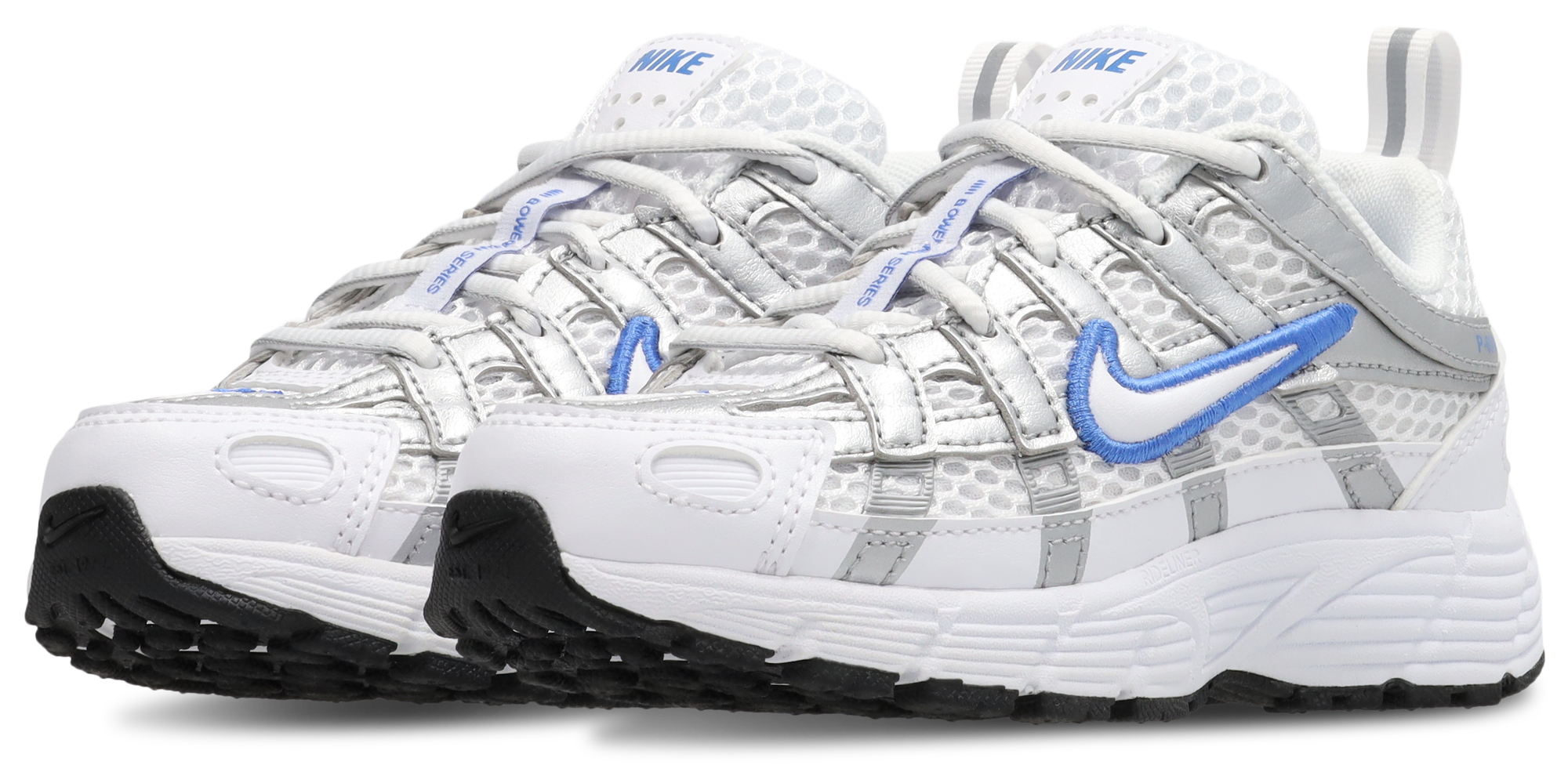 Nike P-6000 - Maternelle Chaussures – White-White-Blue Crystal