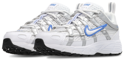 Nike P-6000 - Maternelle Chaussures – White-White-Blue Crystal