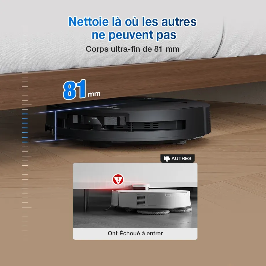 Robot aspirateur laveur Ecovacs T50 Pro Omni Gen2