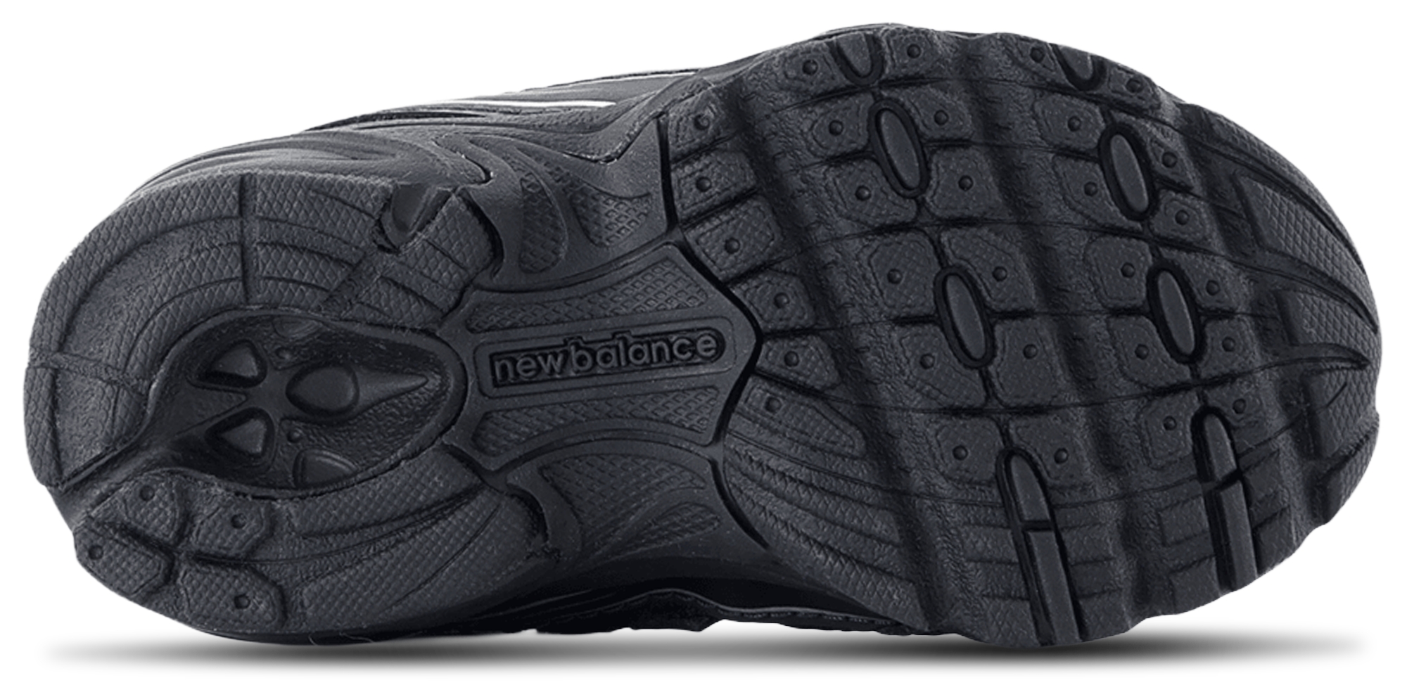 New Balance 740 Bungee Lace - Bebes Chaussures – Black-Silver Metallic