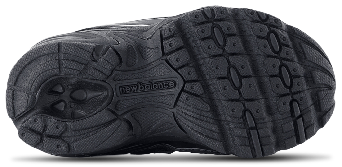 New Balance 740 Bungee Lace - Bebes Chaussures – Black-Silver Metallic