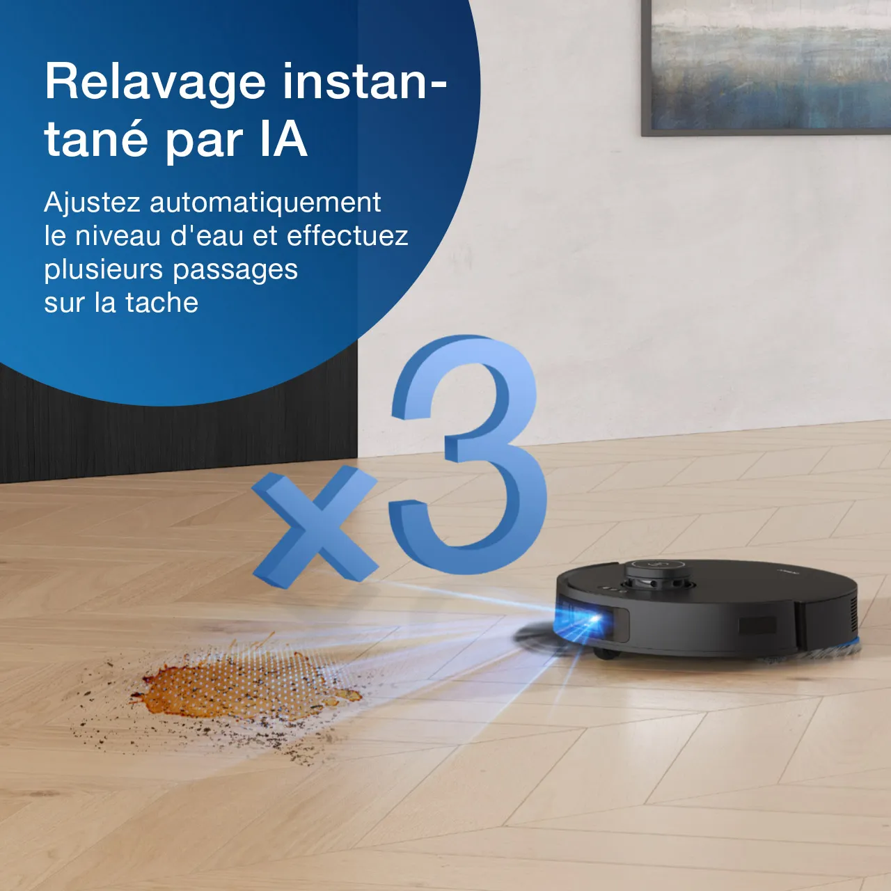 Ecovthtacs DEEBOT T30S PRO Aspirateur Robot Laveur à Vidage Auto
