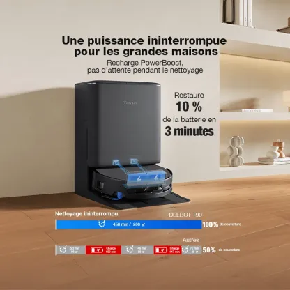 Aspirateur robot Ecovacs T90 Pro Omni