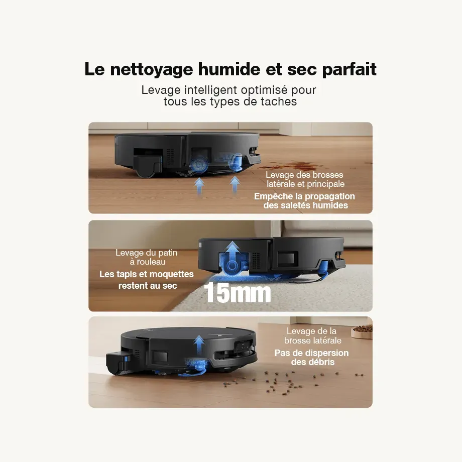 Aspirateur robot Ecovacs T90 Pro Omni