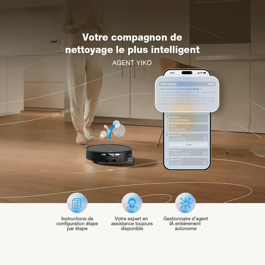 Aspirateur robot Ecovacs T90 Pro Omni