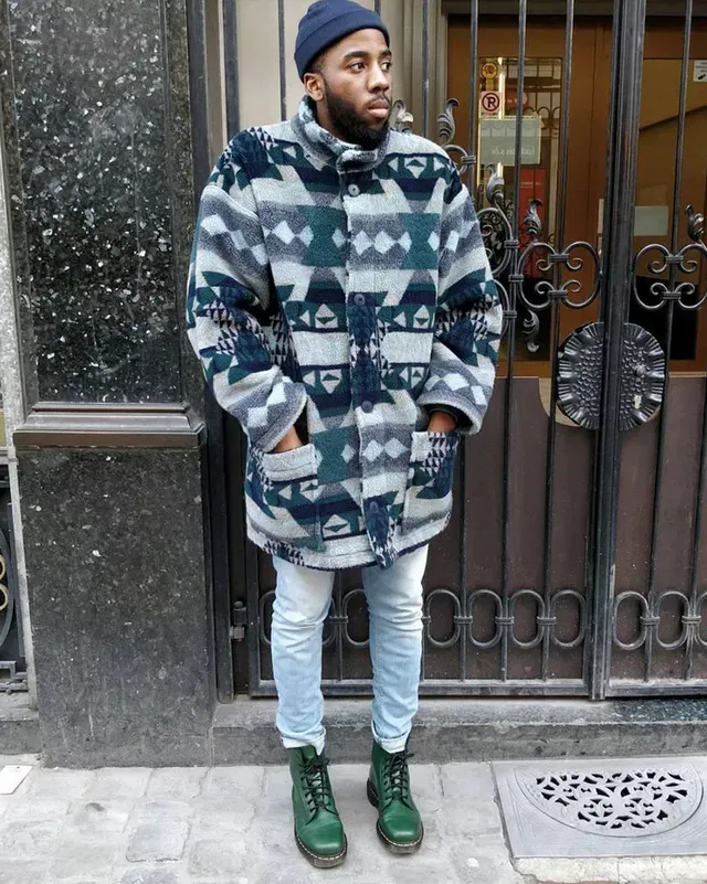 Boots 1460 en cuir Smooth à lacets