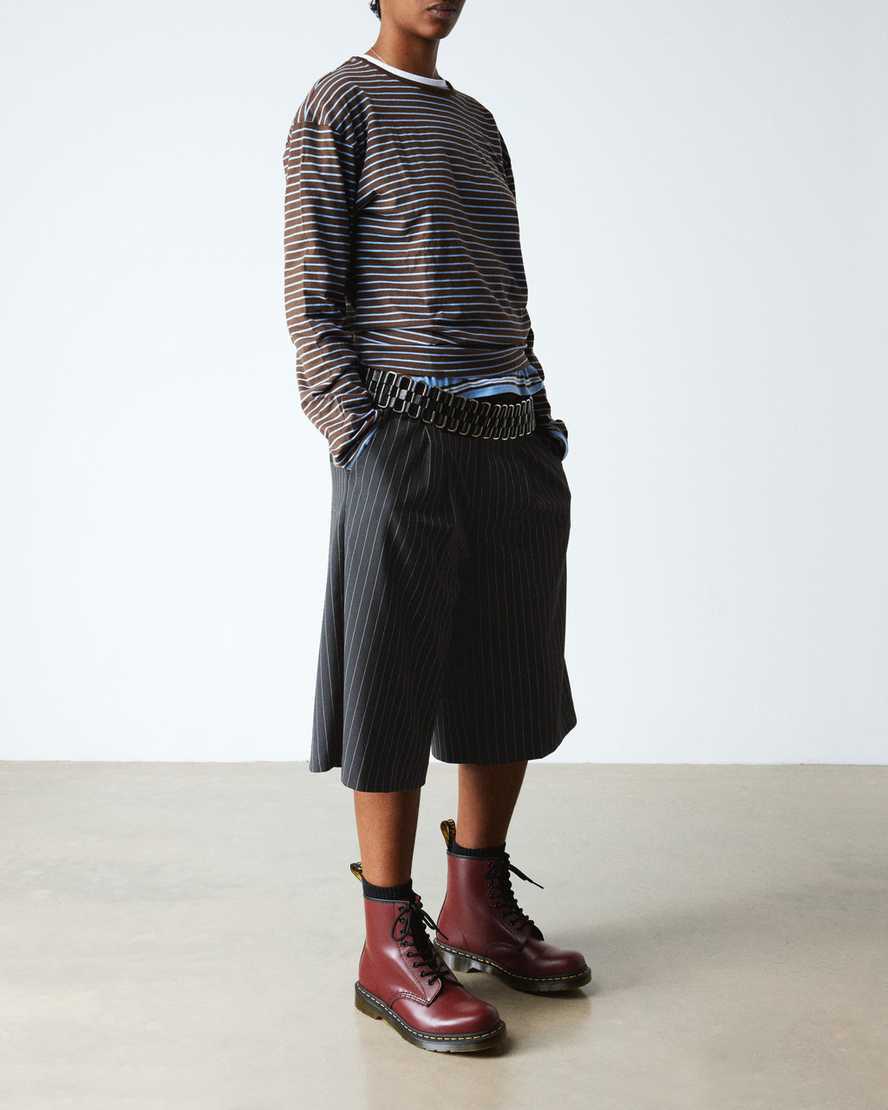 Boots 1460 en cuir Smooth à lacets