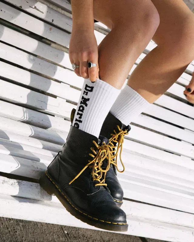 Boots 1460 Pascal en cuir Virginia à lacets