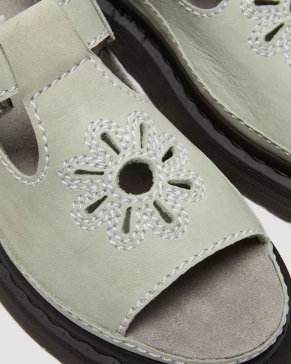 DR MthtartenS Sandales Dunnet Flower en cuir Buttersoft