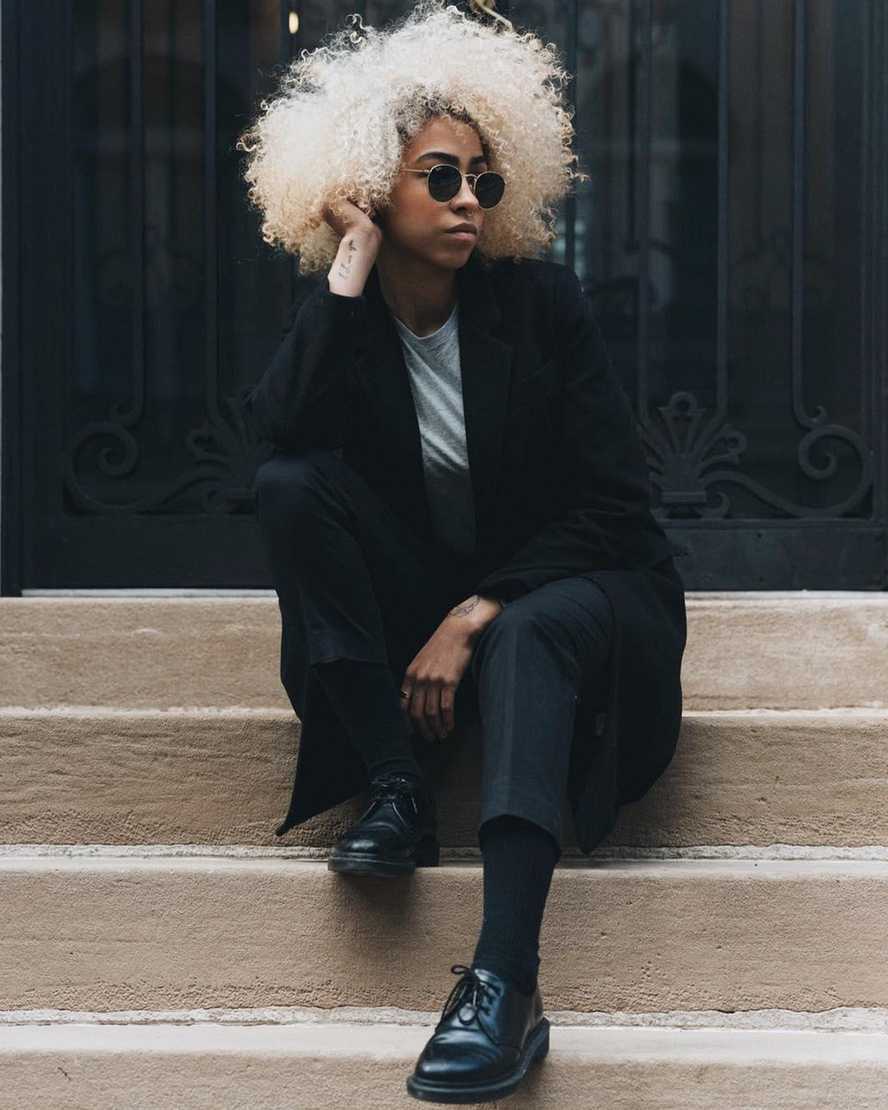 Chaussures 1461 Mono en cuir Smooth