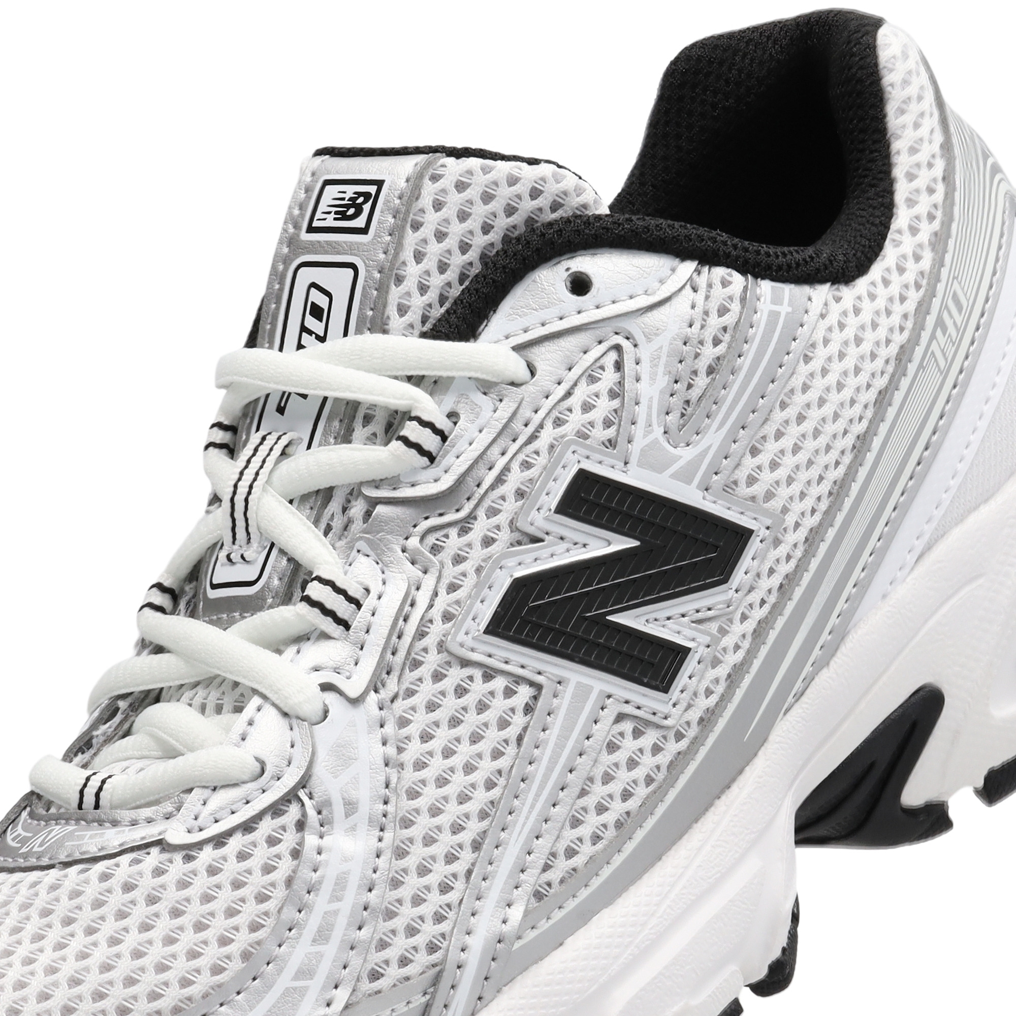 New Balance 740 - Primaire-College Chaussures – Silver Metalic-Black Nw