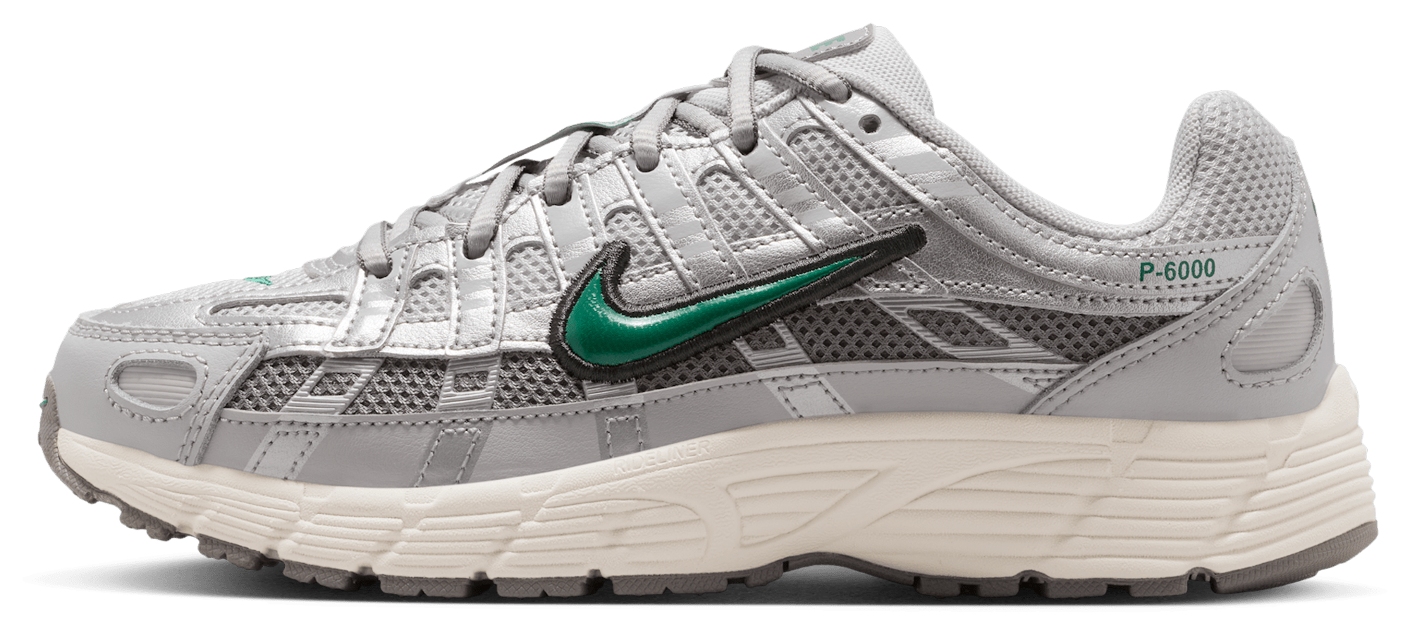 Nike P-6000 - Primaire-College Chaussures – Metallic Silver-Metallic Silver