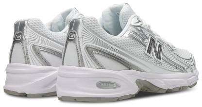 New Balance 740 - Homme Chaussures – White-Silver Metallic