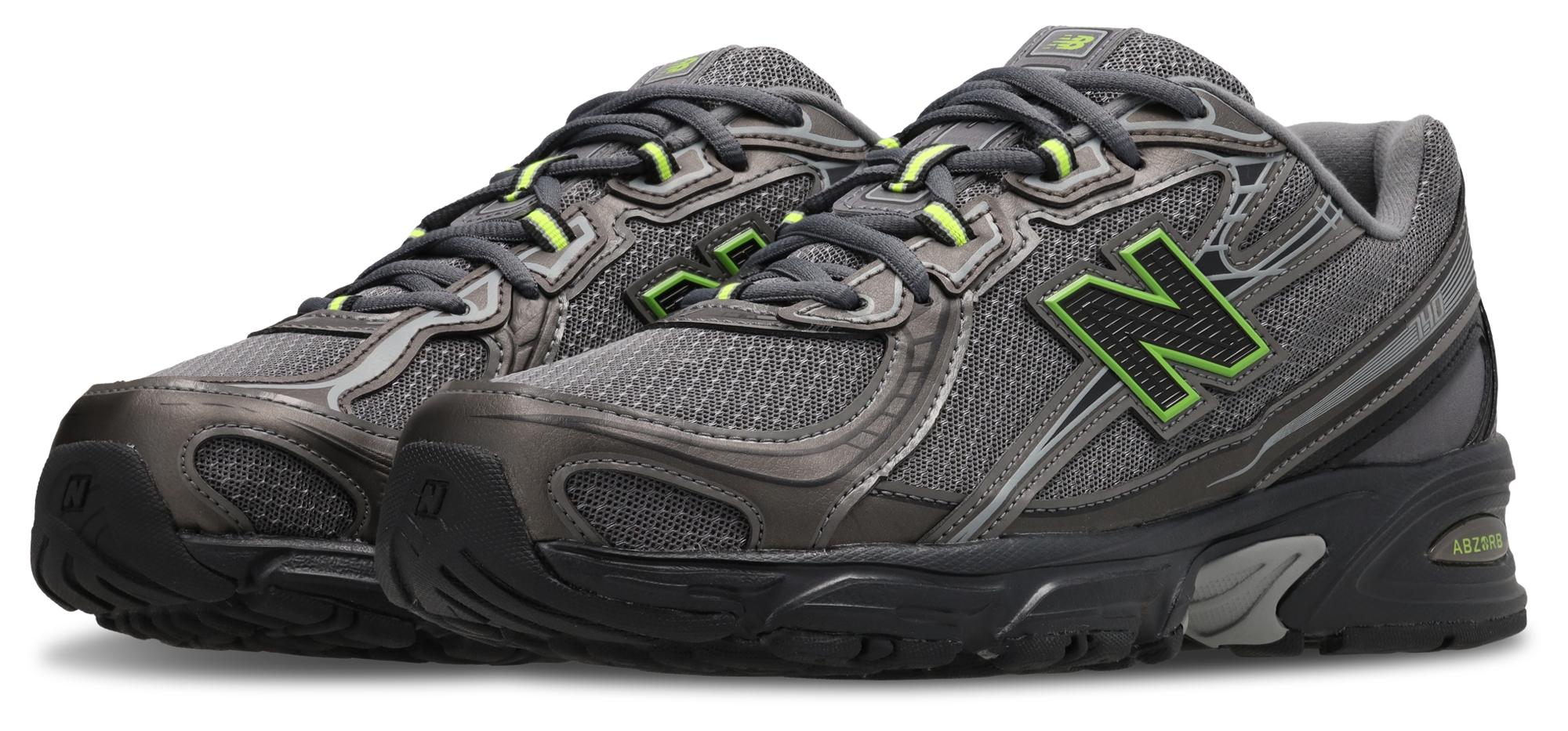 New Balance 740 - Homme Chaussures – Castlerock-Alkaline Green
