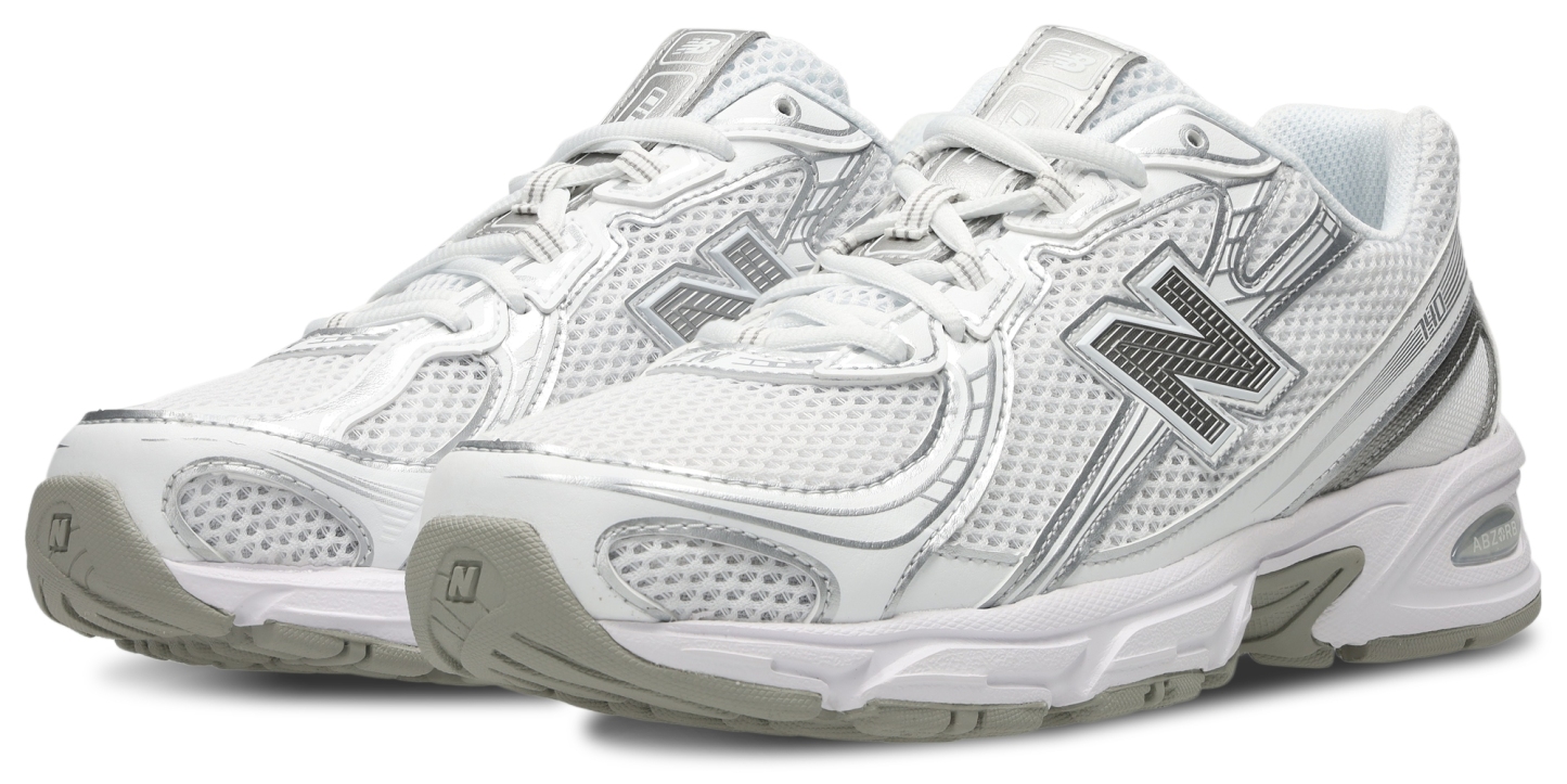 New Balance 740 - Homme Chaussures – White-Silver Metallic