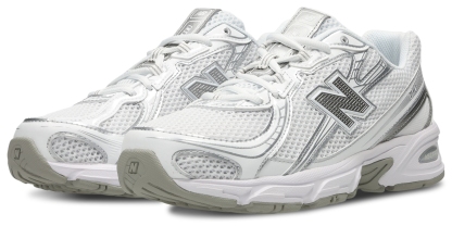 New Balance 740 - Homme Chaussures – White-Silver Metallic