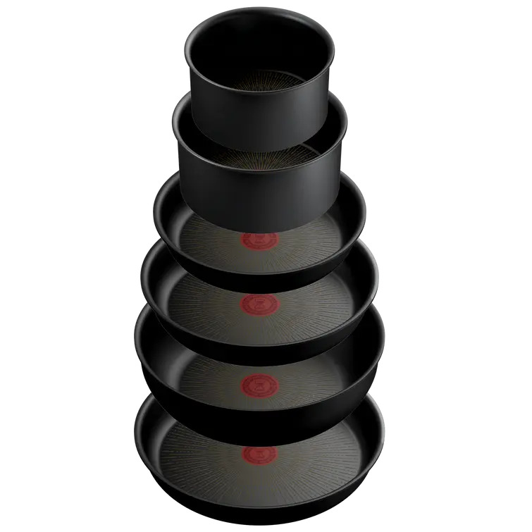 Tethtfal Ingenio Eco Resist Batterie de cuisine 13 pièces, Empilable