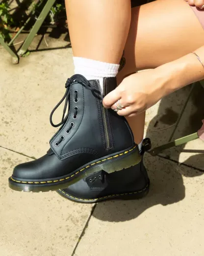 Boots 1460 Pascal en cuir Nappa à fermetures zippées