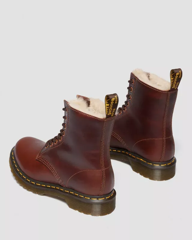 Boots 1460 Serena Doublées de Fourrure Synthétique