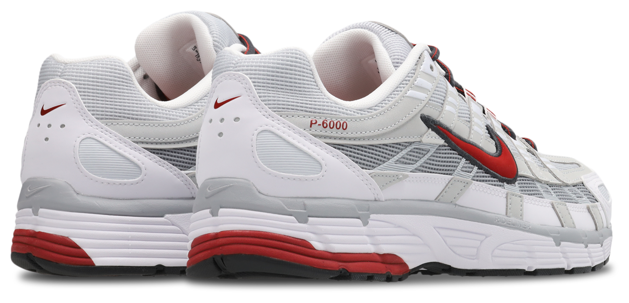 Nike P-6000 - Homme Chaussures – White-Dune Red-Pure Platinum
