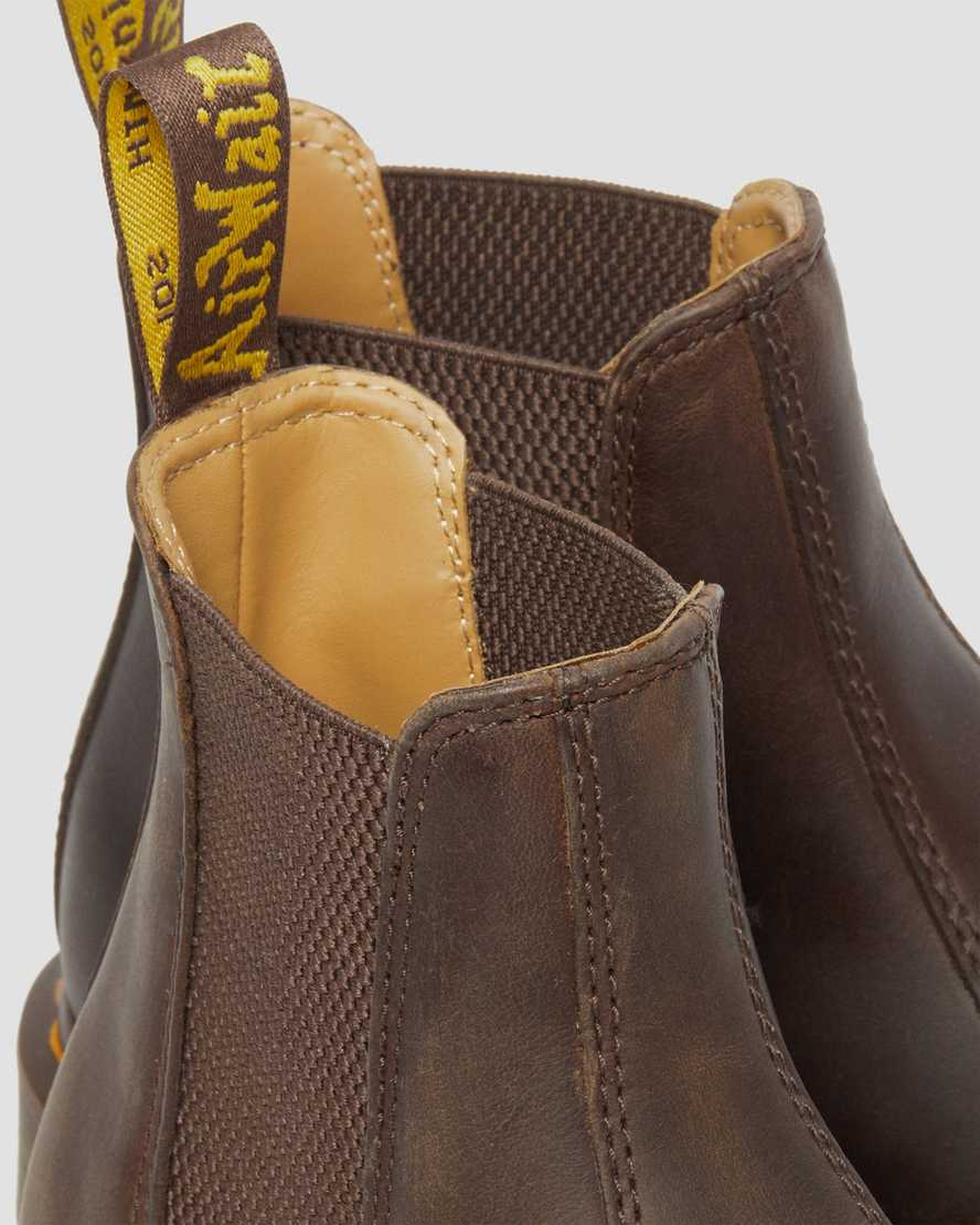 Chelsea boots 2976 Yellow Stitch en cuir Crazy Horse