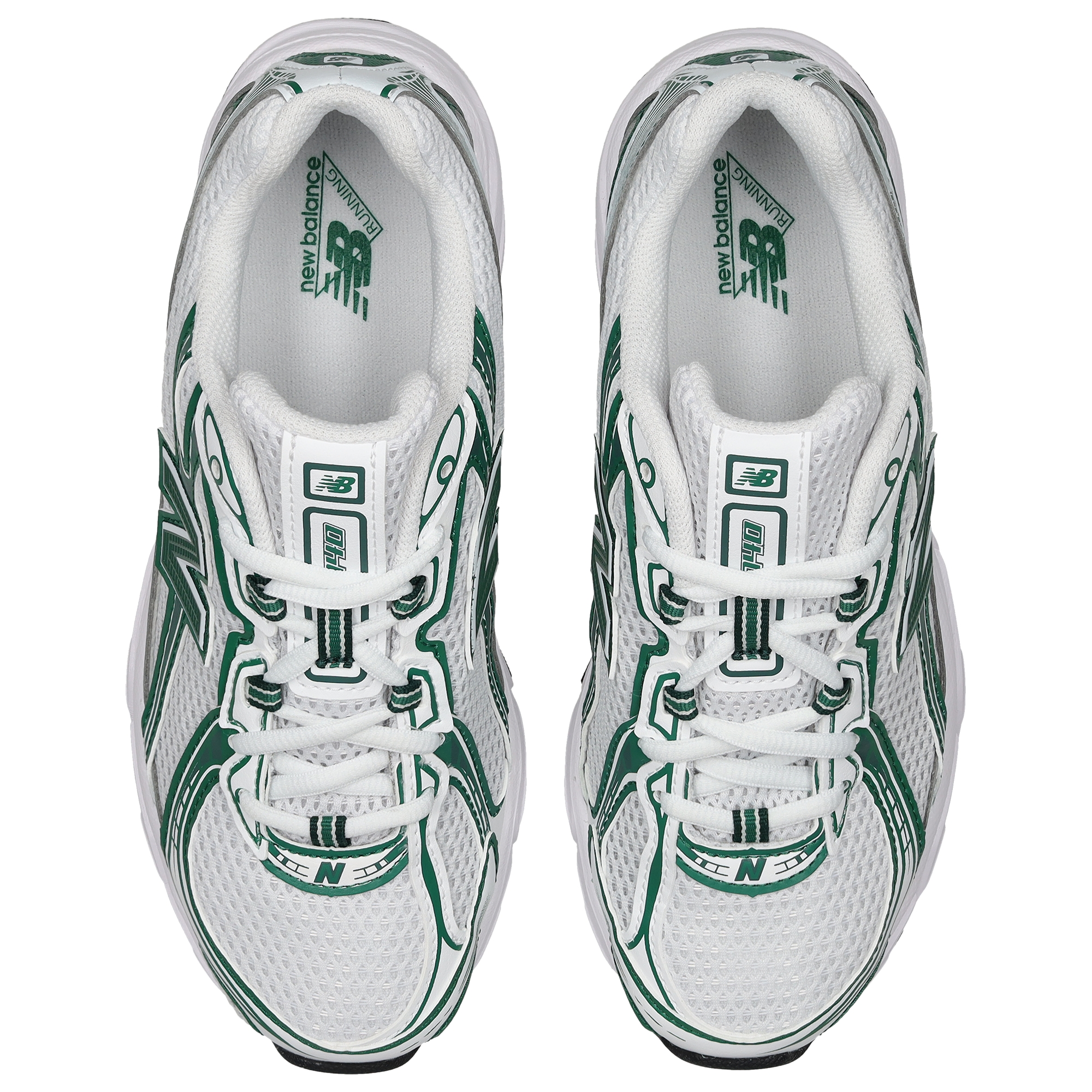 New Balance 740 - Primaire-College Chaussures – White-Green