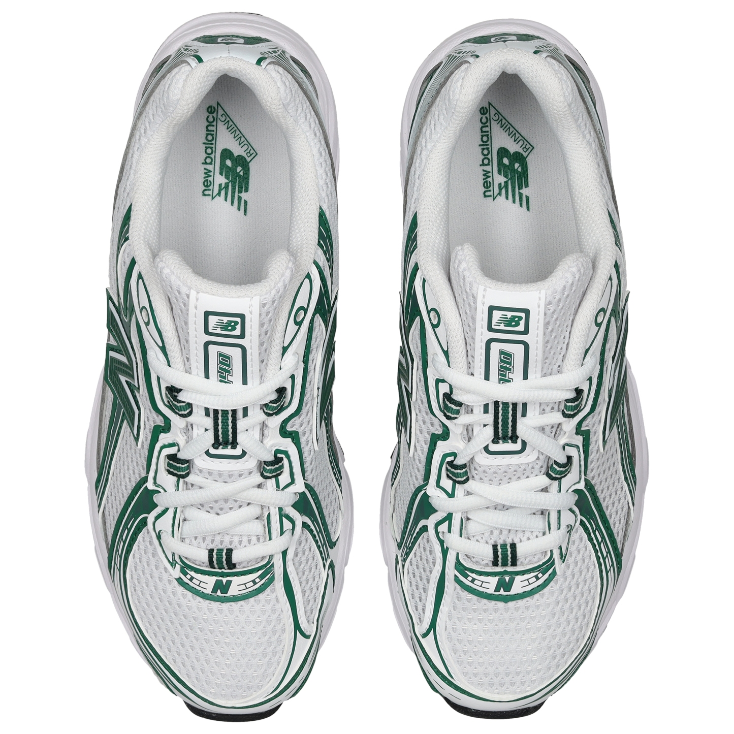 New Balance 740 - Primaire-College Chaussures – White-Green