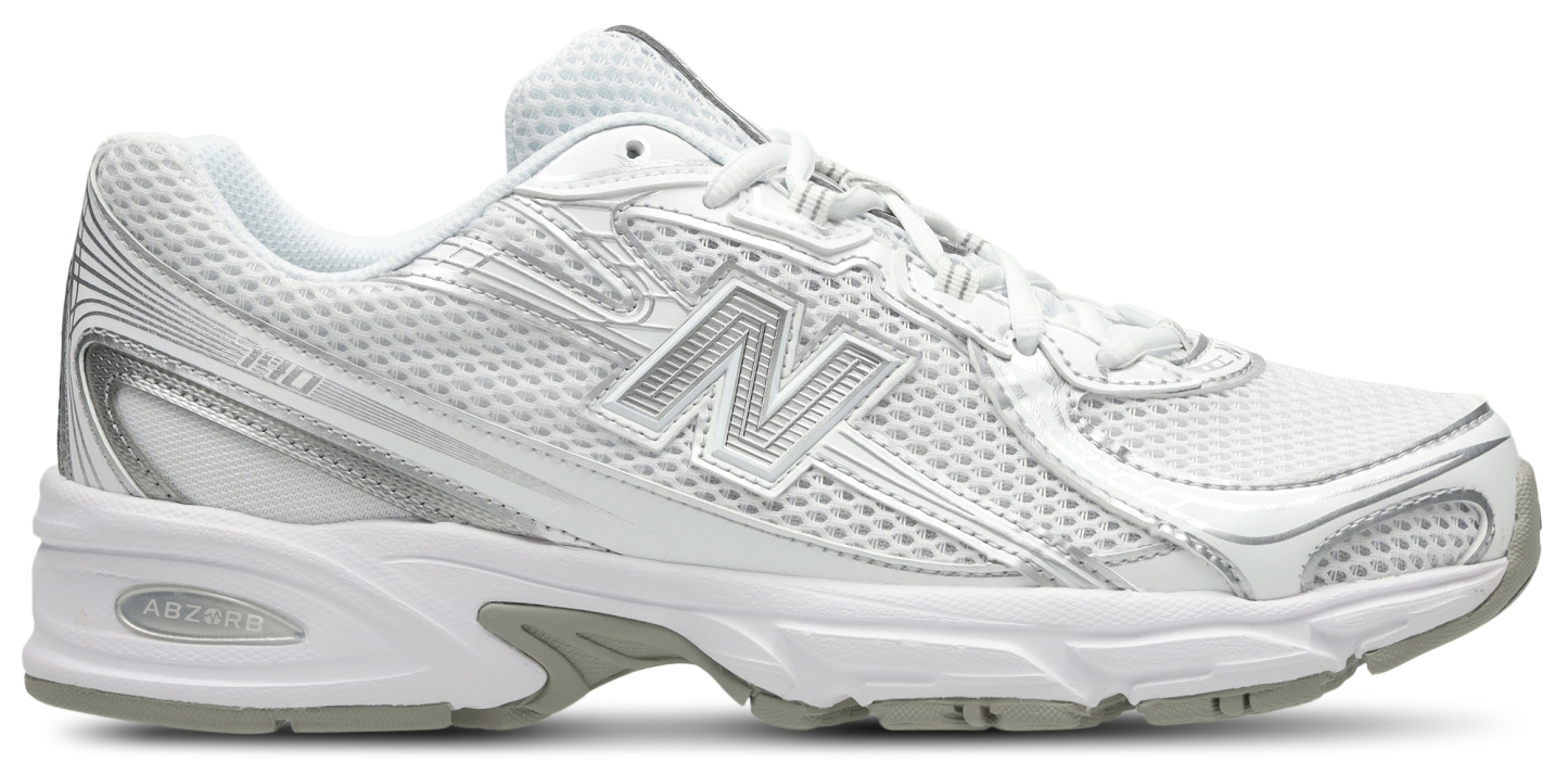 New Balance 740 - Homme Chaussures – White-Silver Metallic