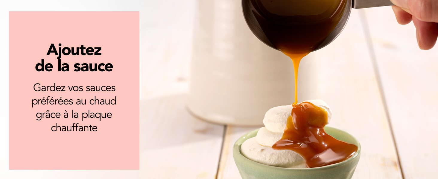 Cuisinart, machine &agrave; glace, ICE48E, sorbeti&egrave;re, glace &agrave; l'italienne maison, sauce, coulis, plaque