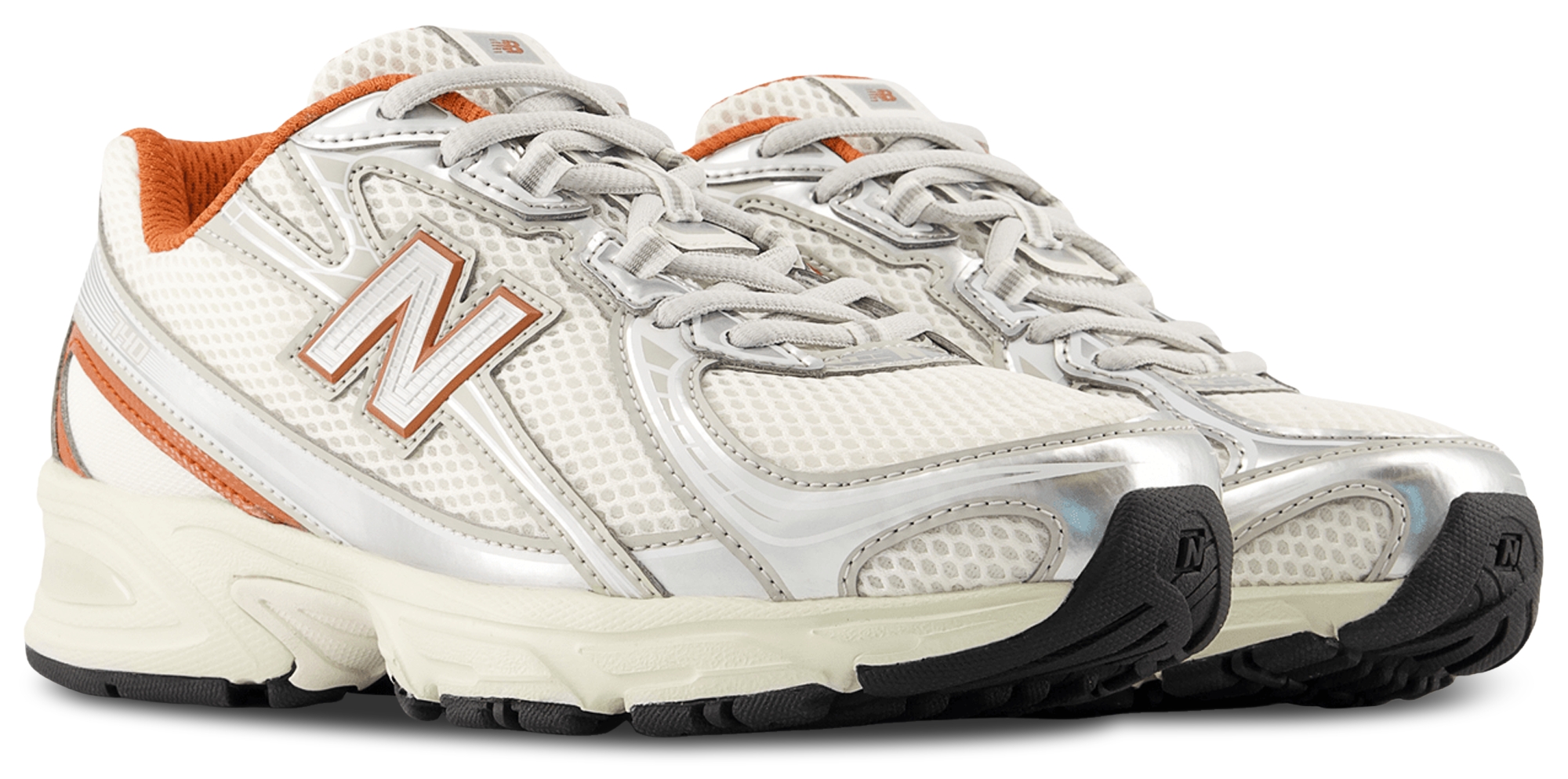 New Balance 740 Lace - Primaire-College Chaussures – Silver Metallic-Cinnamon